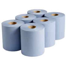 2 Ply Blue Centre Feed Case Of 6